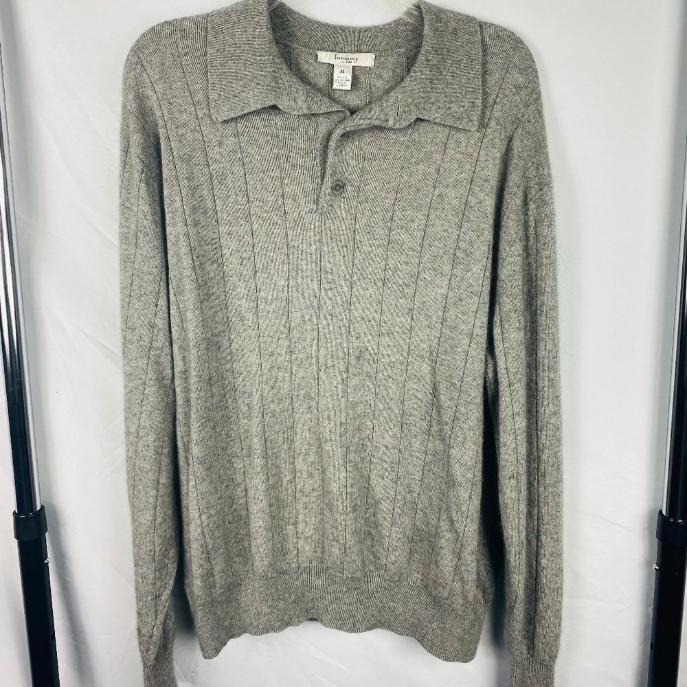 Mens Turnbury Collared Polo Long Sleeve Shirt